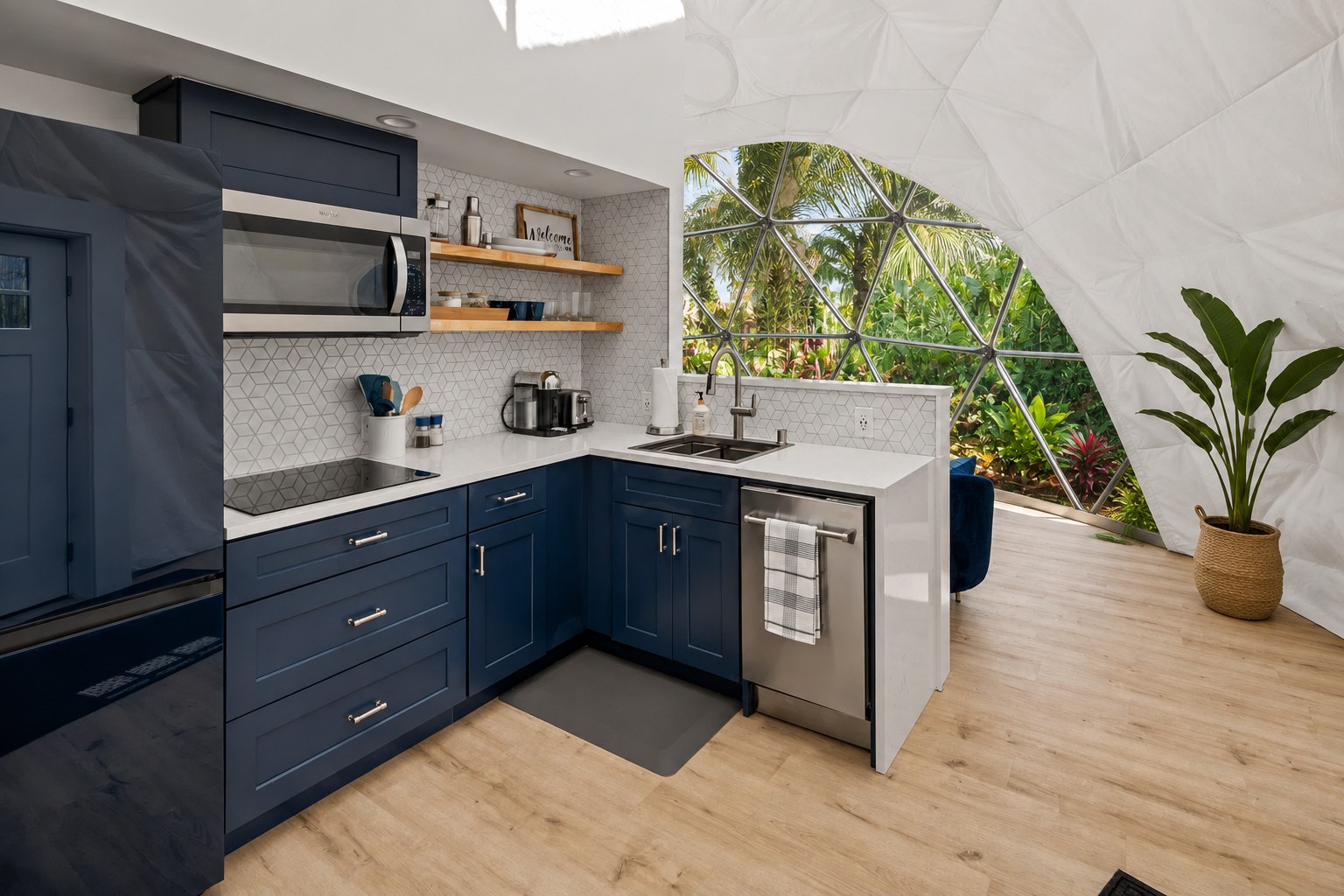 Dome kitchen interior